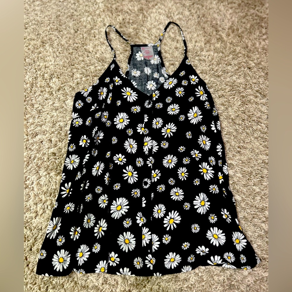 No boundaries floral tank top